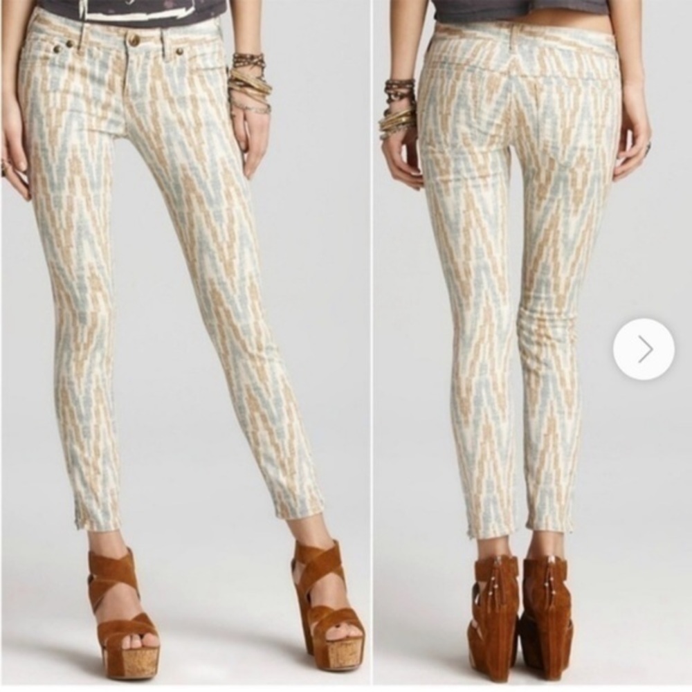 Free People Ikat Skinny Jeans